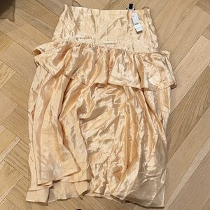 Jcrew Collection ruffle-tier midi skirt